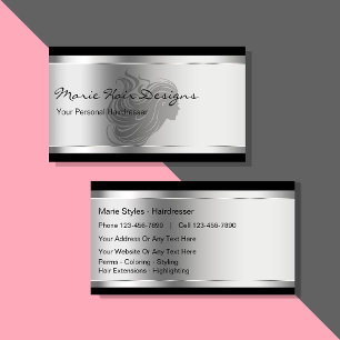 Beauty Hairdresser Business Cards