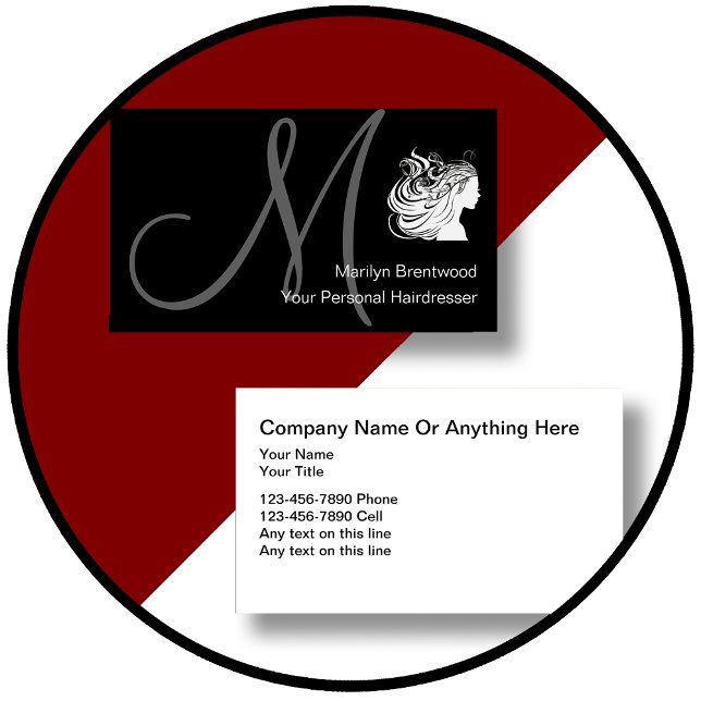 Beauty Hairdresser Business Cards (Creator Uploaded)