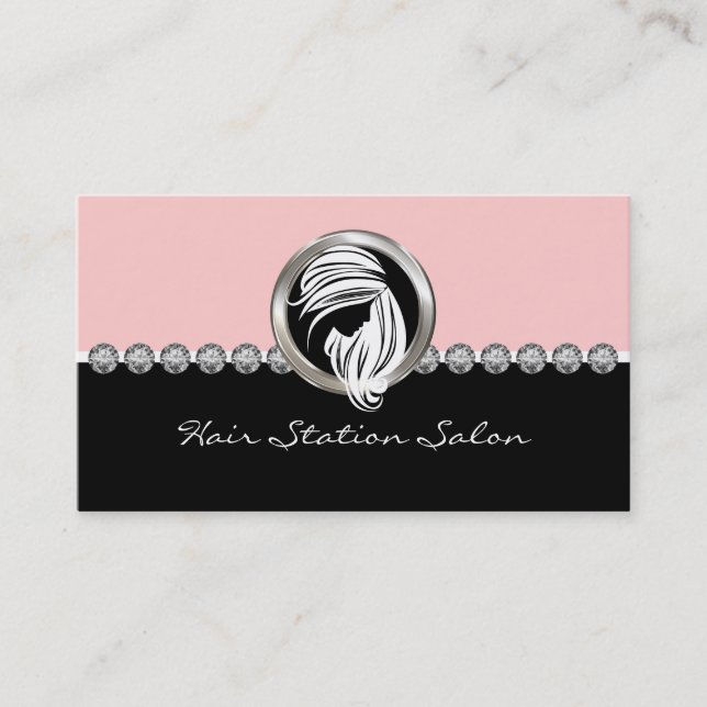 Beauty Hairdresser Salon Appointment Card (Front)