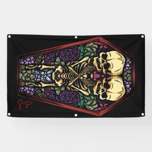 Beauty in a Coffin Banner (Horizontal)
