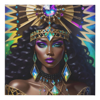 Beauty in Crystals Faux Canvas Print