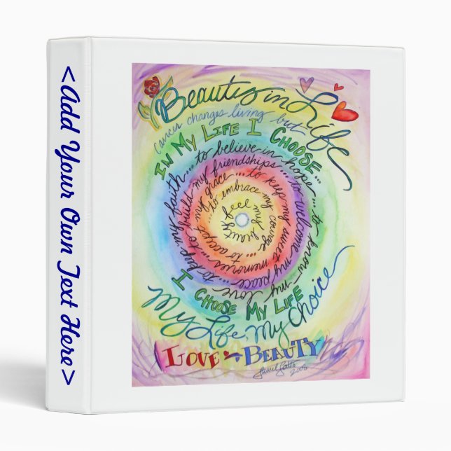 Beauty in Life Binder (Front/Spine)