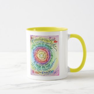 Beauty in Life Rounded Rainbow Mug