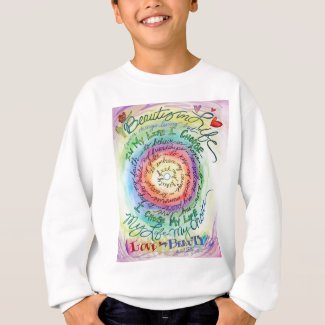 Beauty in Life Rounded Rainbow Sweatshirt