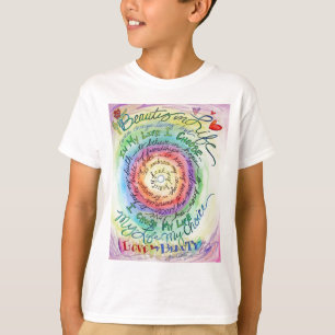 Beauty in Life Rounded Rainbow T-Shirt