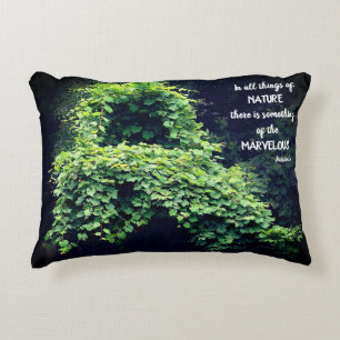 Beauty In Nature Vines Inspirational Quote  Accent Pillow
