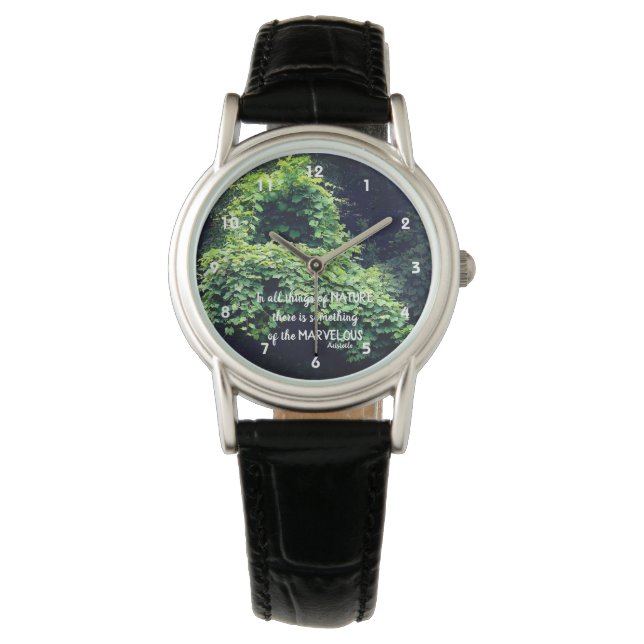 Beauty In Nature Vines Inspirational Quote   Watch (Front)