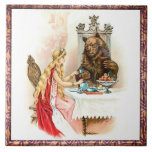 Beauty In Pink And The Beast Ceramic Tile at Zazzle