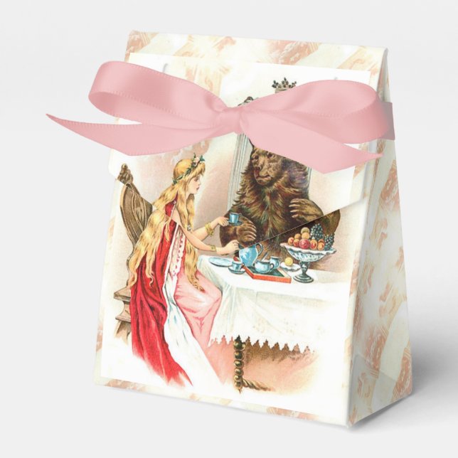 Beauty In Pink And The Beast Favor Box (Front Side)