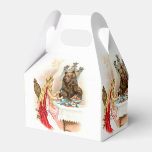 Beauty In Pink And The Beast Favor Boxes