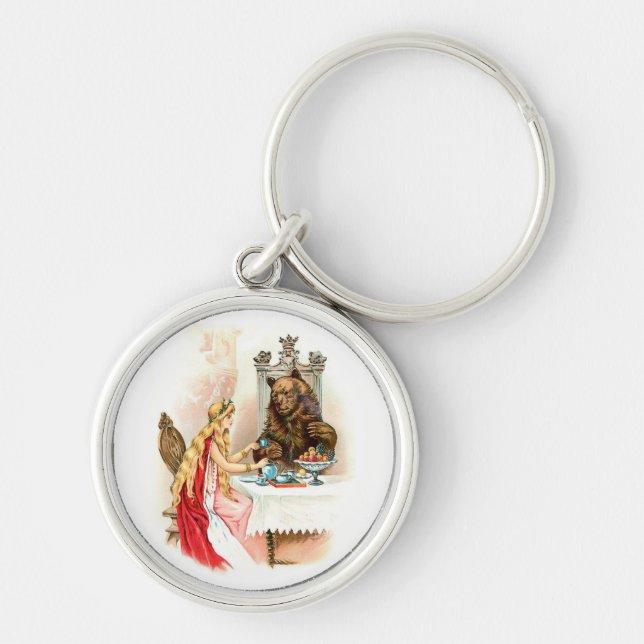 Beauty In Pink And The Beast  Keychain (Front)