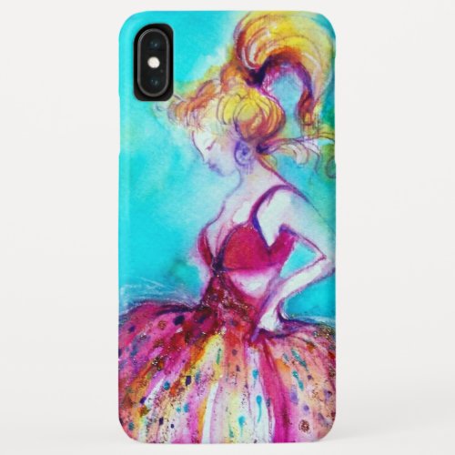 BEAUTY IN PINK DRESS iPhone XS MAX CASE