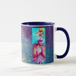 BEAUTY IN PINK DRESS / Magic Butterfly Plant Mug