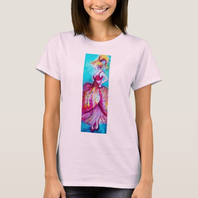 BEAUTY IN PINK DRESS T-Shirt (Front)