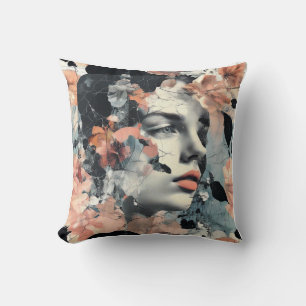 Beauty in the Cracks Throw Pillow