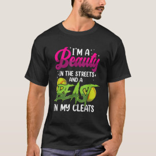 Beauty In The Streets Soccer Cleats Beast Football T-Shirt