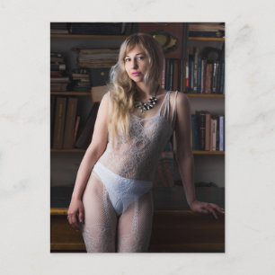 Beauty in White ! Postcard