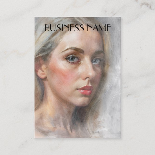 Beauty Influencer Business Card (Front)