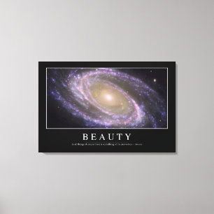 Beauty: Inspirational Quote 2 Canvas Print
