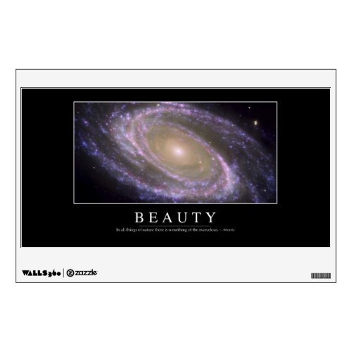 Beauty Inspirational Quote 2 Wall Decal