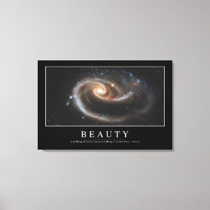 Beauty: Inspirational Quote 3 Canvas Print