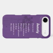Beauty iPhone Case (Back (Horizontal))