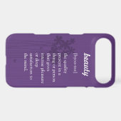 Beauty iPhone Case (Back (Horizontal))