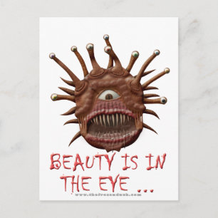 Beauty Is In the Eye ... Postcard