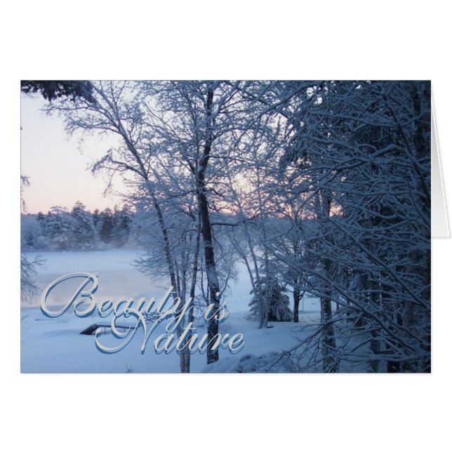 Beauty is Nature Cards (Front Horizontal)