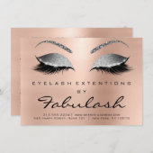 Beauty Lashes Extension Aftercare Instruction Gray (Front/Back)