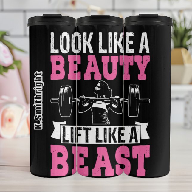 Beauty Lift Like a Beast Thermal Tumbler (Creator Uploaded)