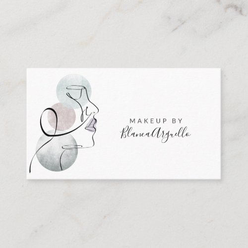 Beauty Logo Makeup Artist Business And Appointment Business Card