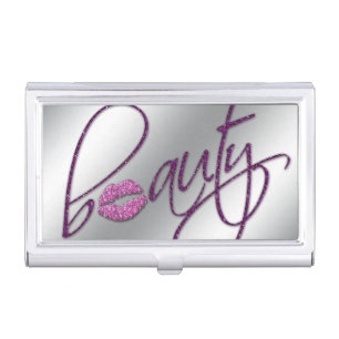 Beauty Makeup Artist Cosmetologist Cosmetology Business Card Case