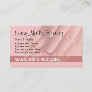 Beauty Nails Business Cards