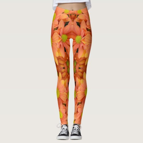 Beauty Nature Flower Vibrant and Stunning Floral Leggings