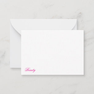 Beauty Note Card