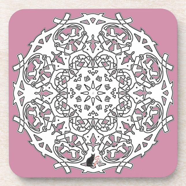 Beauty Octa Glyph Dawn Coaster (Front)