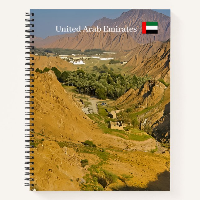 Beauty of a desert landscape notebook (Front)