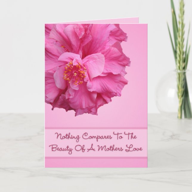 Beauty Of A Mothers Love Card (Front)