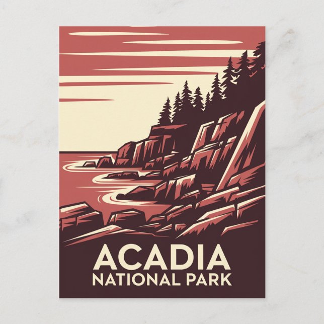 Beauty of Acadia National Park Postcard (Front)