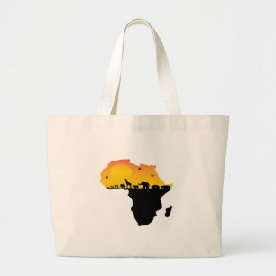 BEAUTY OF AFRICA LARGE TOTE BAG