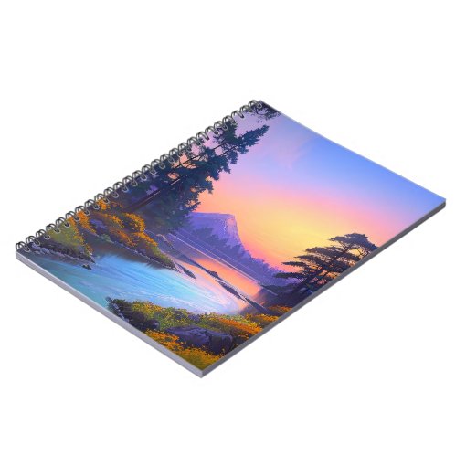 Beauty of an Evening Scene Along the River Notebook | Zazzle