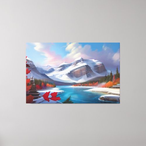 Beauty of Canada  Canvas Print