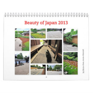 Beauty of Japan - Zen Gardens 2013 Calendar