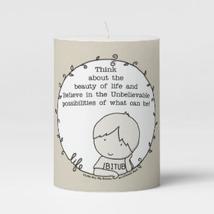 Beauty of Life Pillar Candle