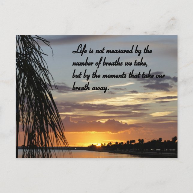Beauty of Life Postcard (Front)