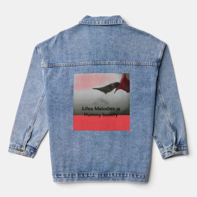 Beauty of Love T-Shirt Denim Jacket (Back)