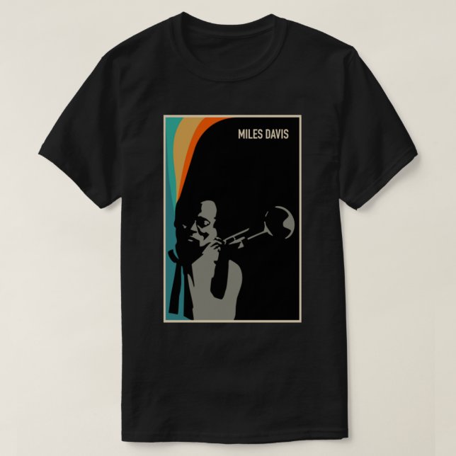 Beauty Of Miles Davis T-Shirt  (Design Front)
