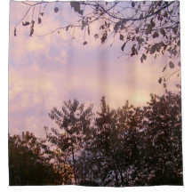 Beauty of the Dusk Shower Curtain with liner