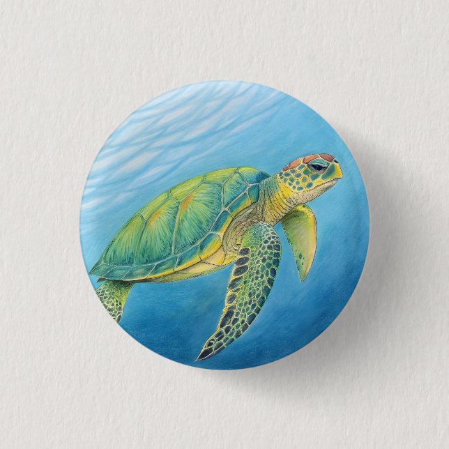 Beauty of the turtle button (Front)